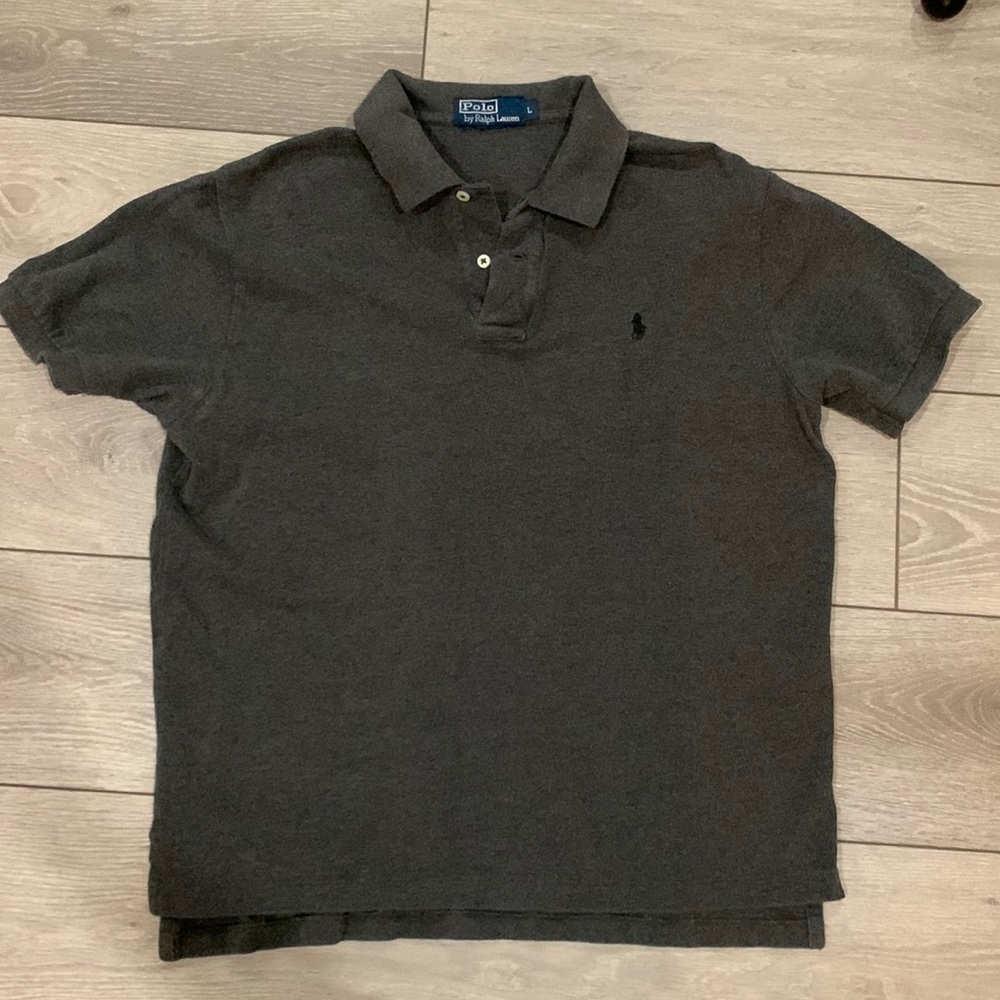 Mens Large dark grey Polo by Ralph Lauren